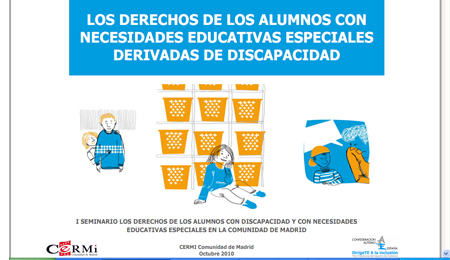 tonto Espejismo Cabecear Los Derechos de los alumnos con necesidades educativas especiales derivadas  de la discapacidad - Autismo Madrid