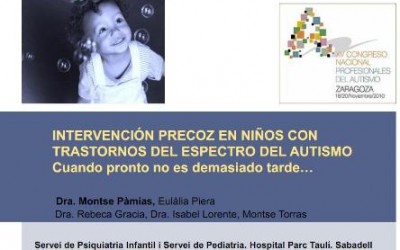 Intervención precoz en niños con Trastorno del Espectro Autista