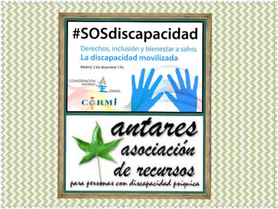 La Asociación Antares apoya a Autismo España, uniéndose a la Gran Marcha por la Discapacidad