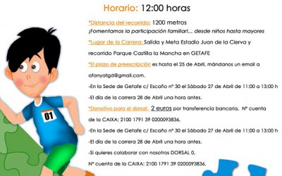 Participa en la 2ª Carrera Solidaria a favor de las personas con autismo