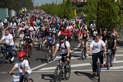 5000 participantes en la fiesta de la bicicleta y la rueda a beneficio de AFANYA- TGD