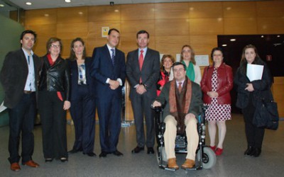 Tomas Gómez se reúne con el CERMI Comunidad de Madrid