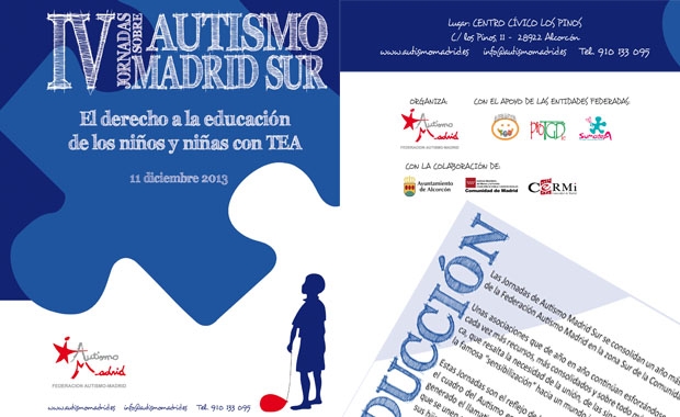La IV Jornada sobre Autismo Madrid Sur, en directo en nuestra web a partir de las 9:30
