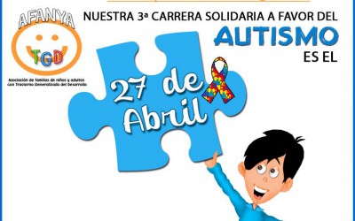 La Asociación Afanya-TGD organiza la 3º Carrera Solidaria a favor del Autismo