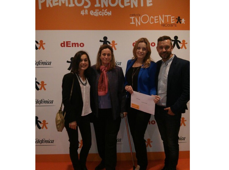 Federación Autismo Madrid premiada con 3.000 euros en los Premios Inocente 2014