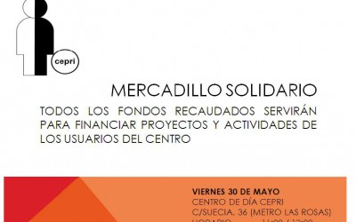 CEPRI celebrará el viernes 30 de mayo su Mercadillo Solidario