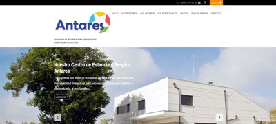 Asociación Antares tiene nueva página web