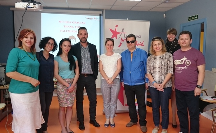 Una delegación del Defensor del Pueblo de Albania visita la Federación Autismo Madrid