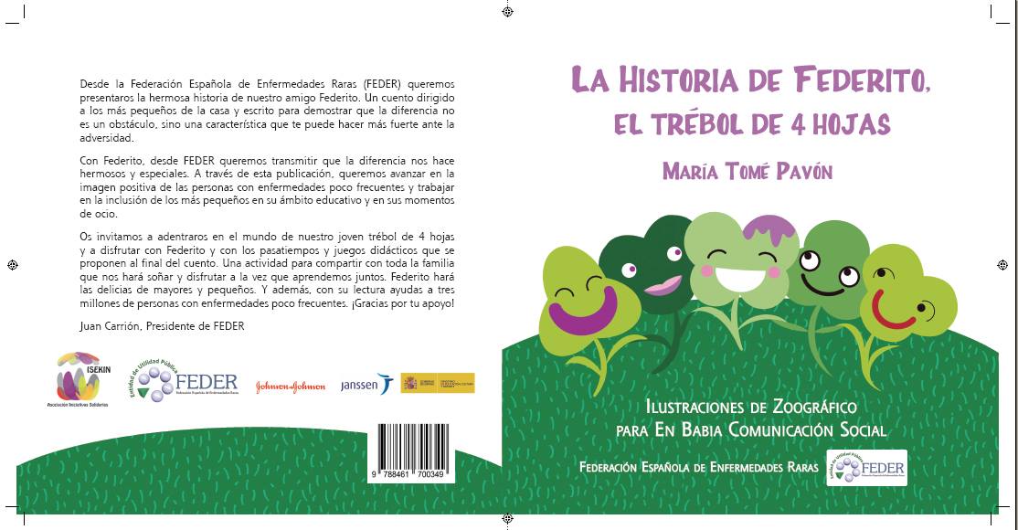 El cuento 'La historia de Federito, el trébol de cuatro hojas' se