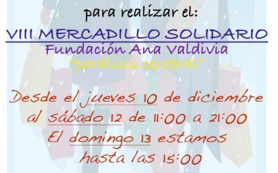 8º Mercadillo Solidario de la Fundación Ana Valdivia