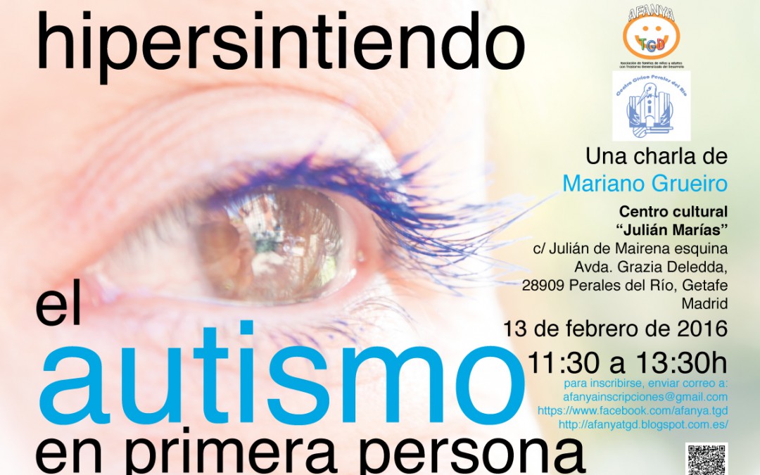 El fotógrafo Mariano Grueiro ofrece la charla ‘Hipersintiendo, el autismo en primera persona’