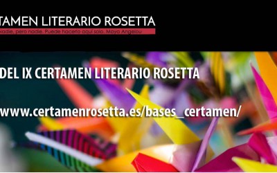 IX edición del Certamen literario Rosetta