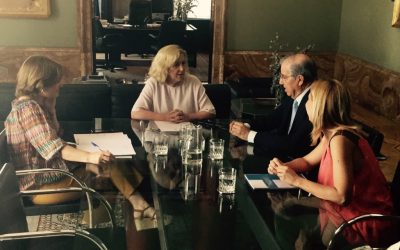 La delegada de Gobierno se reúne con la Federación Autismo Madrid