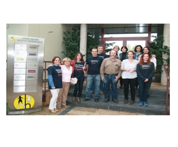 Voluntarios de Telefónica colaboran con la Asociación Nuevo Horizonte