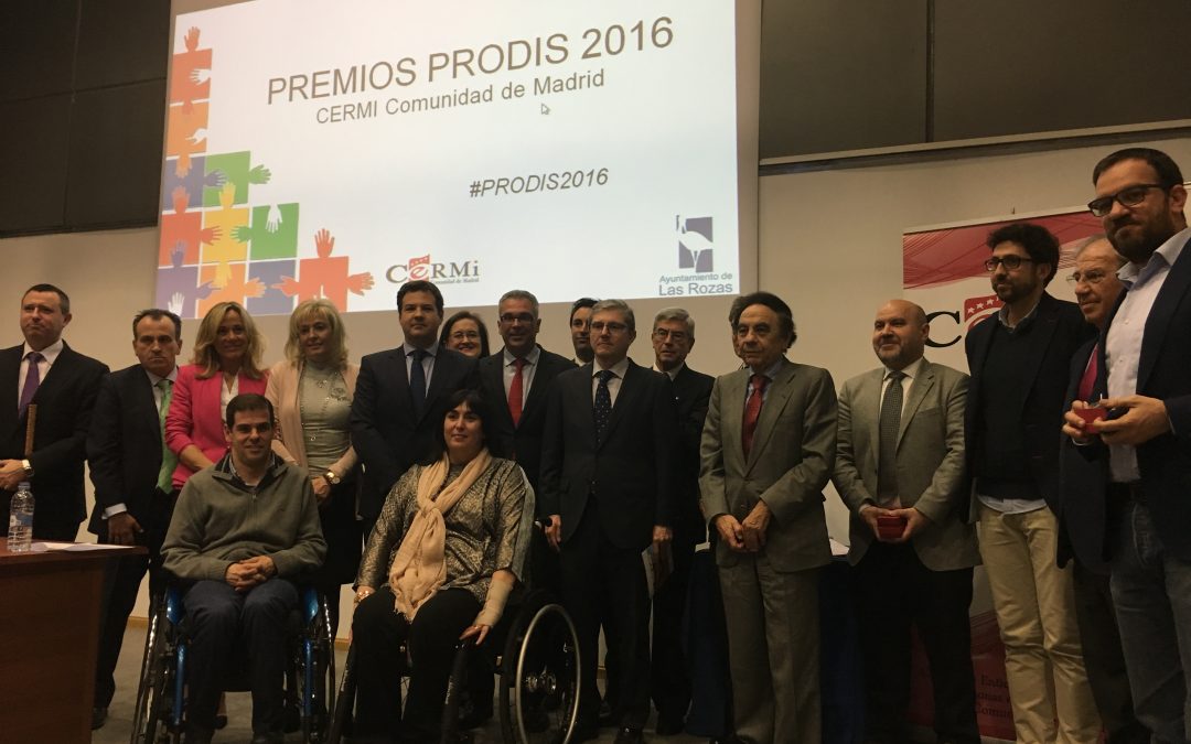 El CERMI Comunidad de Madrid entregó los ‘Premios PRODÍS 2016’