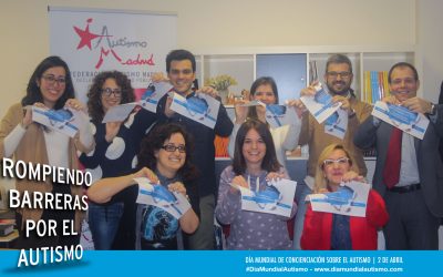 El equipo de Autismo Madrid se suma a la campaña por el Día Mundial de Concienciación sobre el Autismo