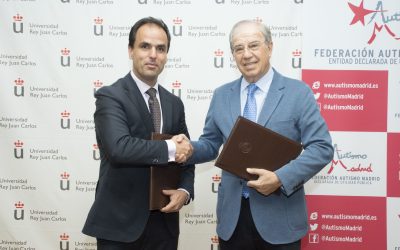 Autismo Madrid firma un convenio de colaboración con la Universidad Rey Juan Carlos