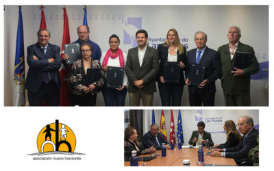 Nuevo Horizonte renueva su convenio de colaboración con el Ayuntamiento de Las Rozas