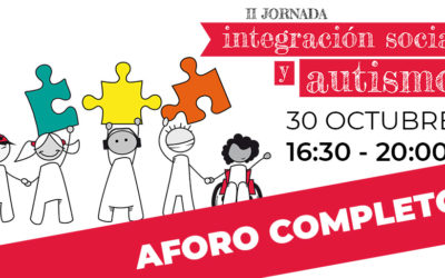 Aforo completo para la II Jornada Integración Social y Autismo