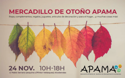 Mercadillo de Otoño de APAMA en Alcobendas