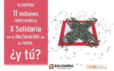 Marca la X Solidaria en la Declaración de la Renta
