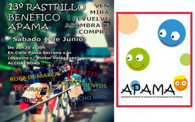 El sábado 1 de junio, rastrillo benéfico de APAMA