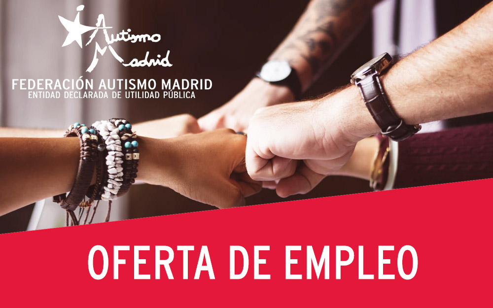 Oferta de empleo para formador/a en autismo en Federación Autismo Madrid