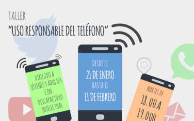 Taller sobre Gestión del móvil y uso responsable dirigido a jóvenes y adultos con discapacidad intelectual