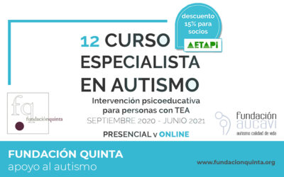 12 edición del curso Especialista en Autismo de Fundación Quinta