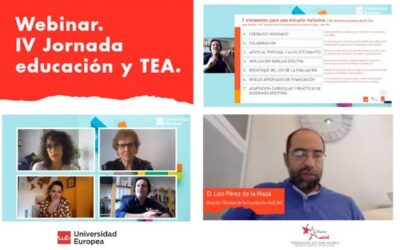 Conclusiones IV Jornada Educación y TEA de la Universidad Europea y Autismo Madrid