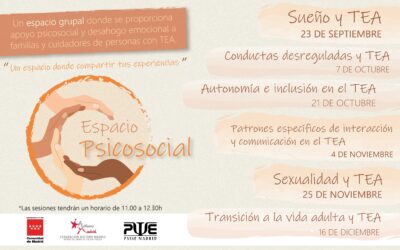 Apoyo psicosocial y desahogo emocional para familias de personas con TEA