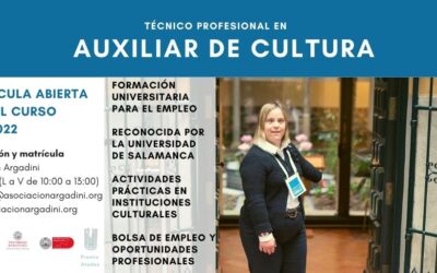 Matrícula abierta: Curso técnico profesional en auxiliar de cultura