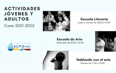 Abierta la matrícula en las Actividades Creativas de la Asociación Argadini 2021-2022