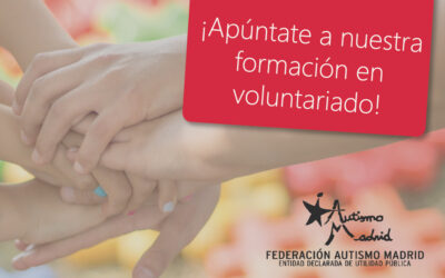 Próxima formación en voluntariado con personas con TEA
