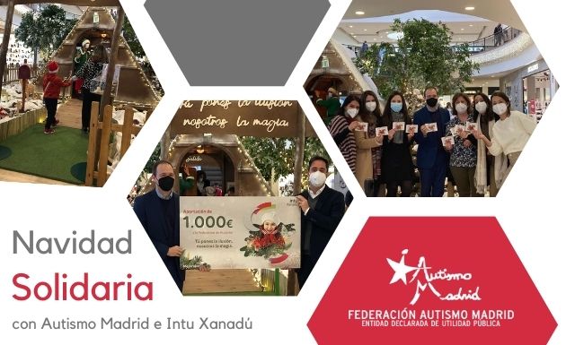 Autismo Madrid e intu Xanadú entregan las Tarjetas Navidad Solidaria 2021
