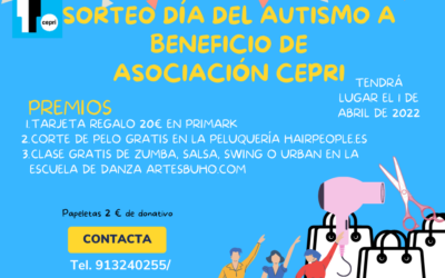 Sorteo por el Día del Autismo a beneficio de la Asociación CEPRI