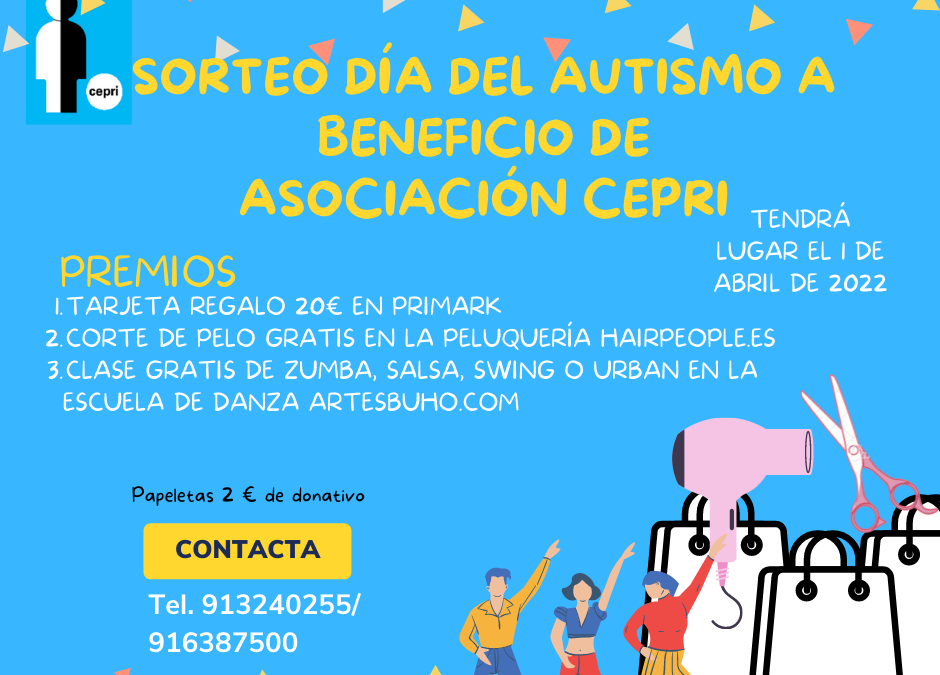 Sorteo por el Día del Autismo a beneficio de la Asociación CEPRI