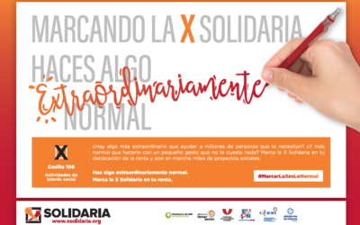 Marcando la X Solidaria haces algo extraordinariamente normal
