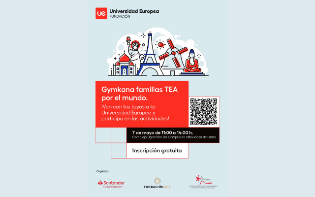 Gymkana familias TEA por el mundo en la Universidad Europea