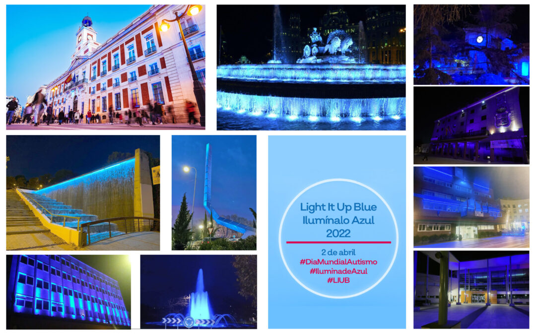Más de 40 edificios se iluminan de azul en la Comunidad de Madrid por el Día Mundial de Concienciación sobre el Autismo