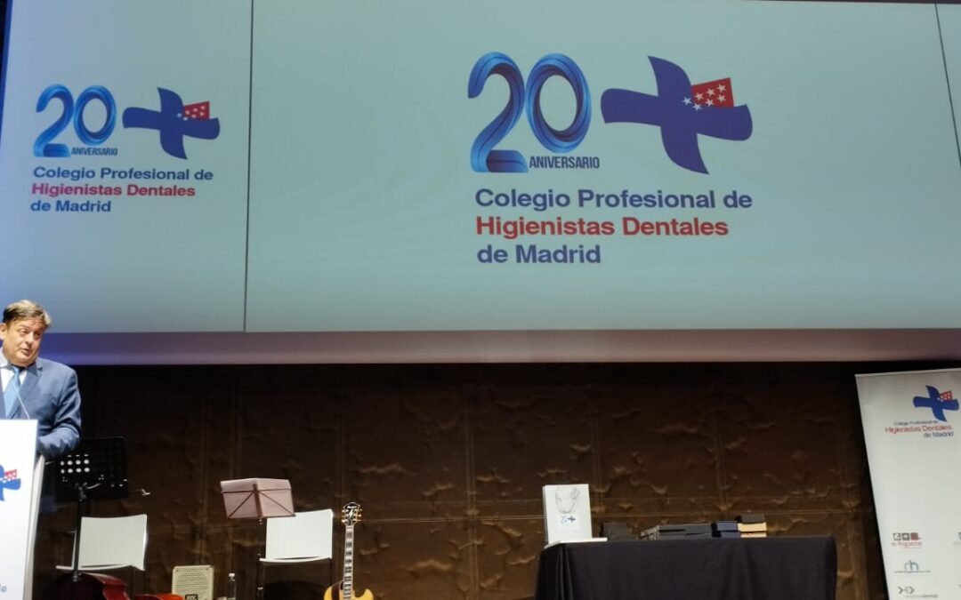 Acompañamos al Colegio de Higienistas Dentales de Madrid en su 20 aniversario