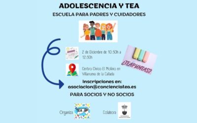 Escuela de Padres y Cuidadores – «Adolescencia y TEA» de ConcienciaTEA