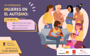 cartel de la VII Jornada de Mujeres en el Autismo