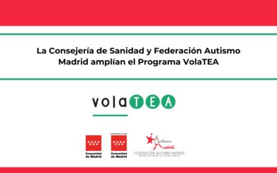 La Consejería de Sanidad y Federación Autismo Madrid amplían el Programa VolaTEA