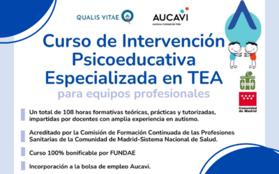 Curso de Intervención Psicoeducativa Especializada en TEA de Fundación Aucavi en colaboración con Qualis Vitae