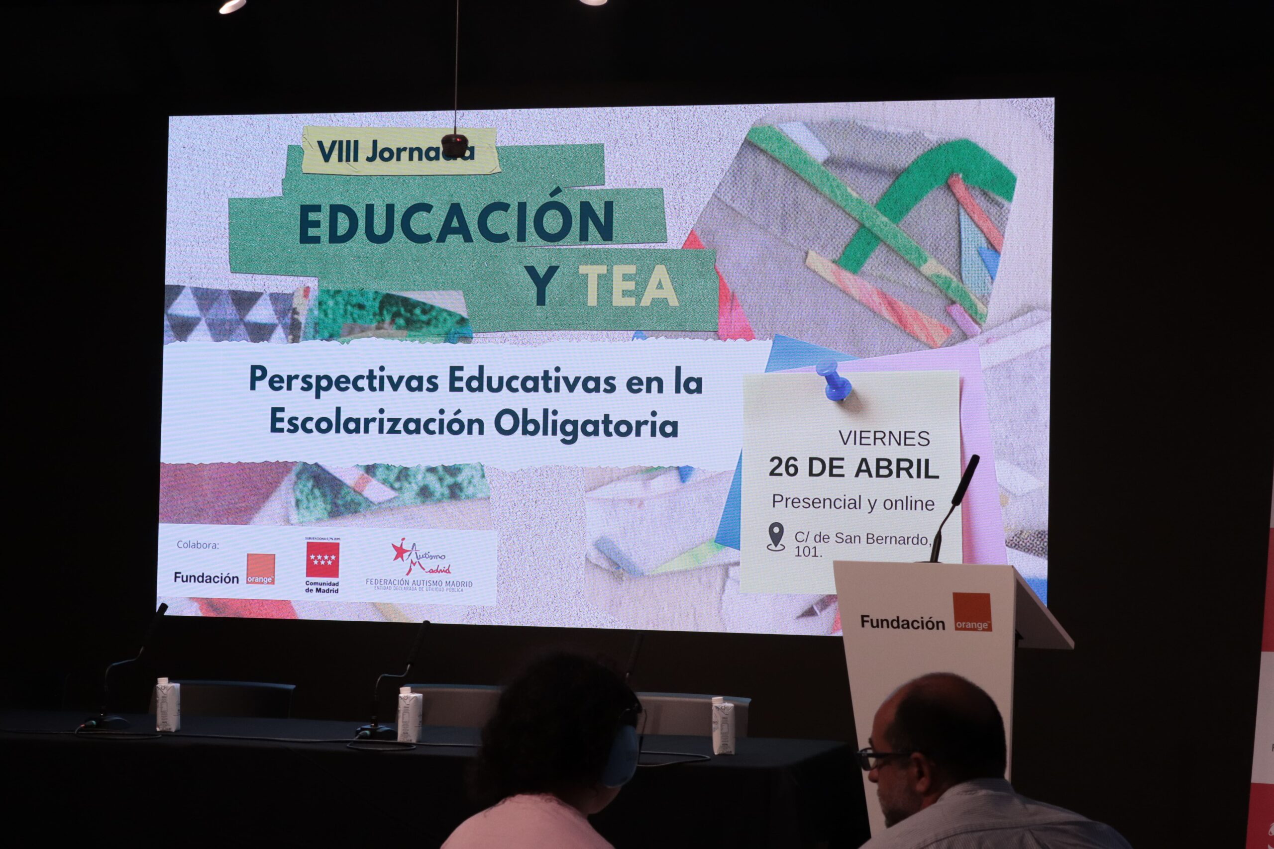 Imagen de la Jornada Educación y TEA 2024. Federación Autismo Madrid.