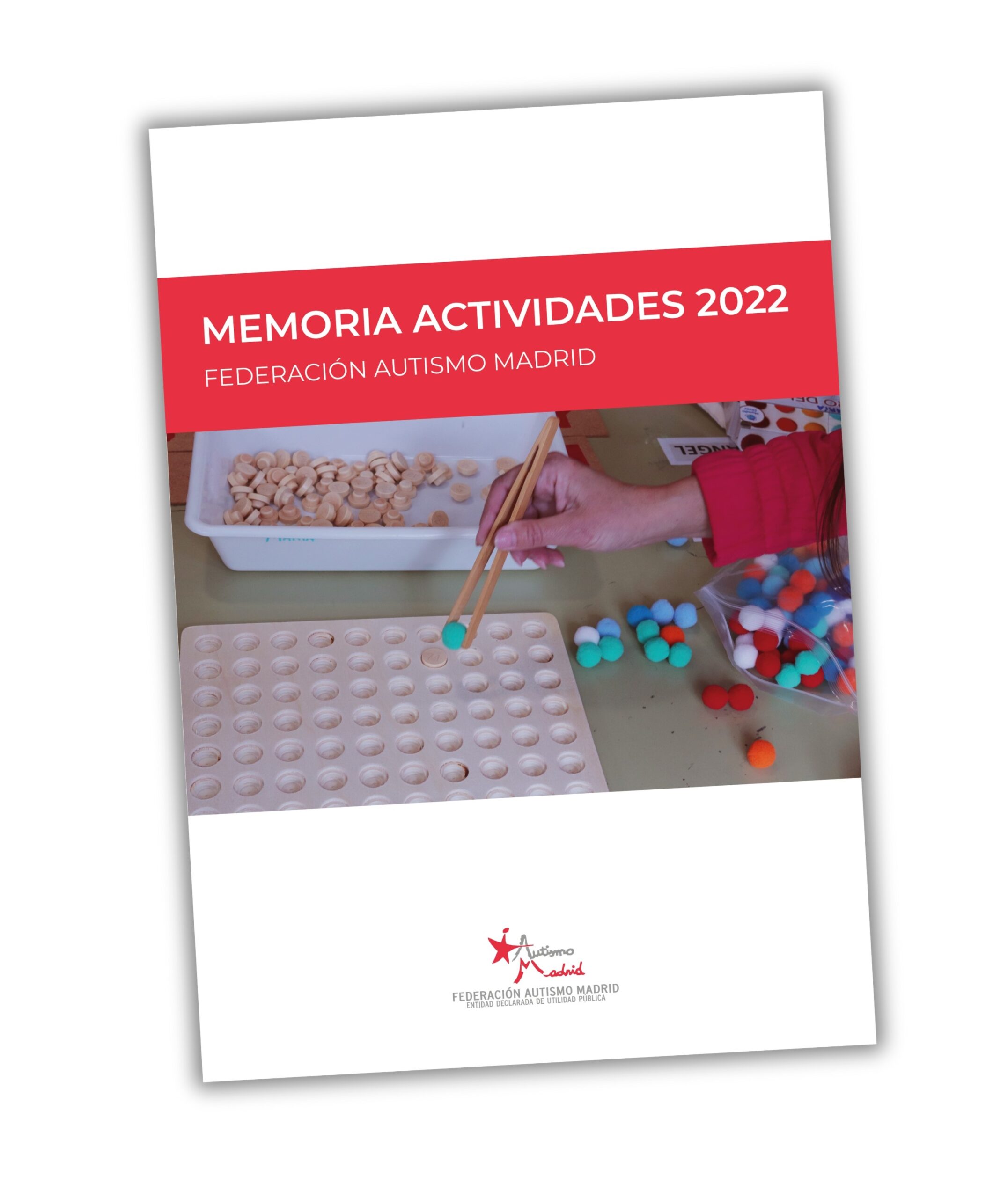 Portada memoria de actividades 2022. Federación Autismo Madrid