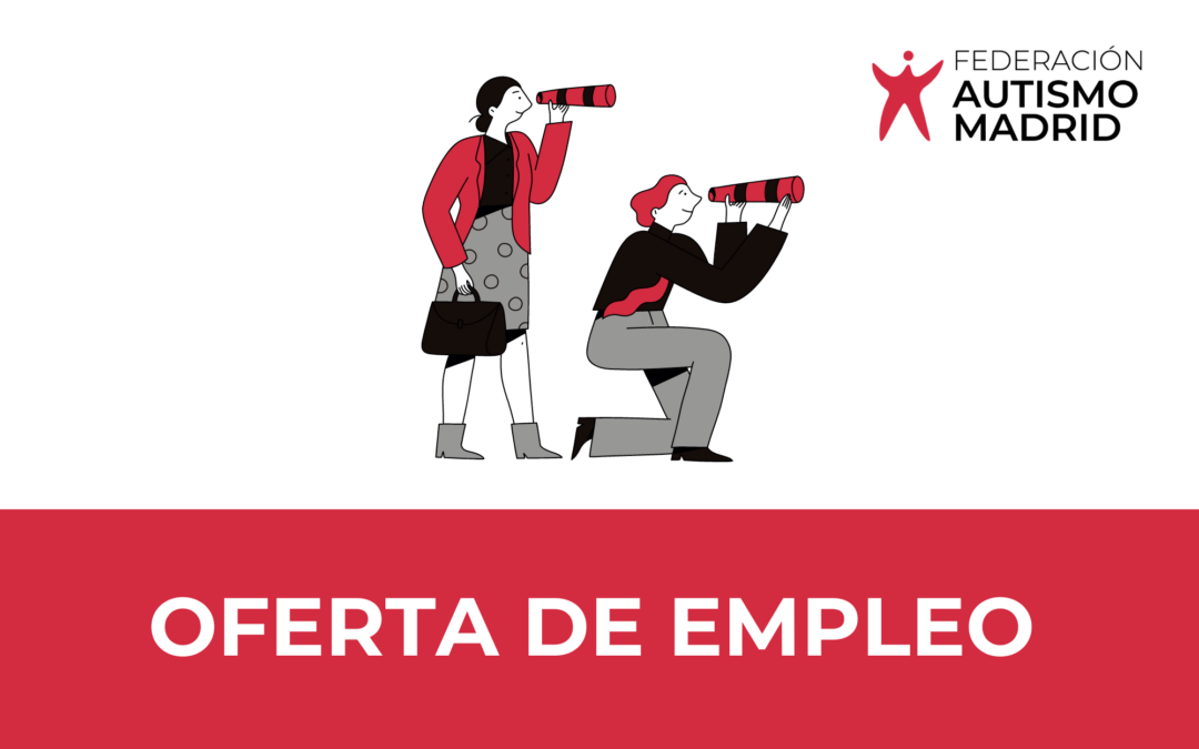 Imagen recurso ofertas de empleo Federación Autismo Madrid