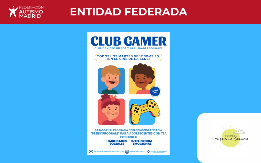 Mi persona favorita organiza un club de videojuegos