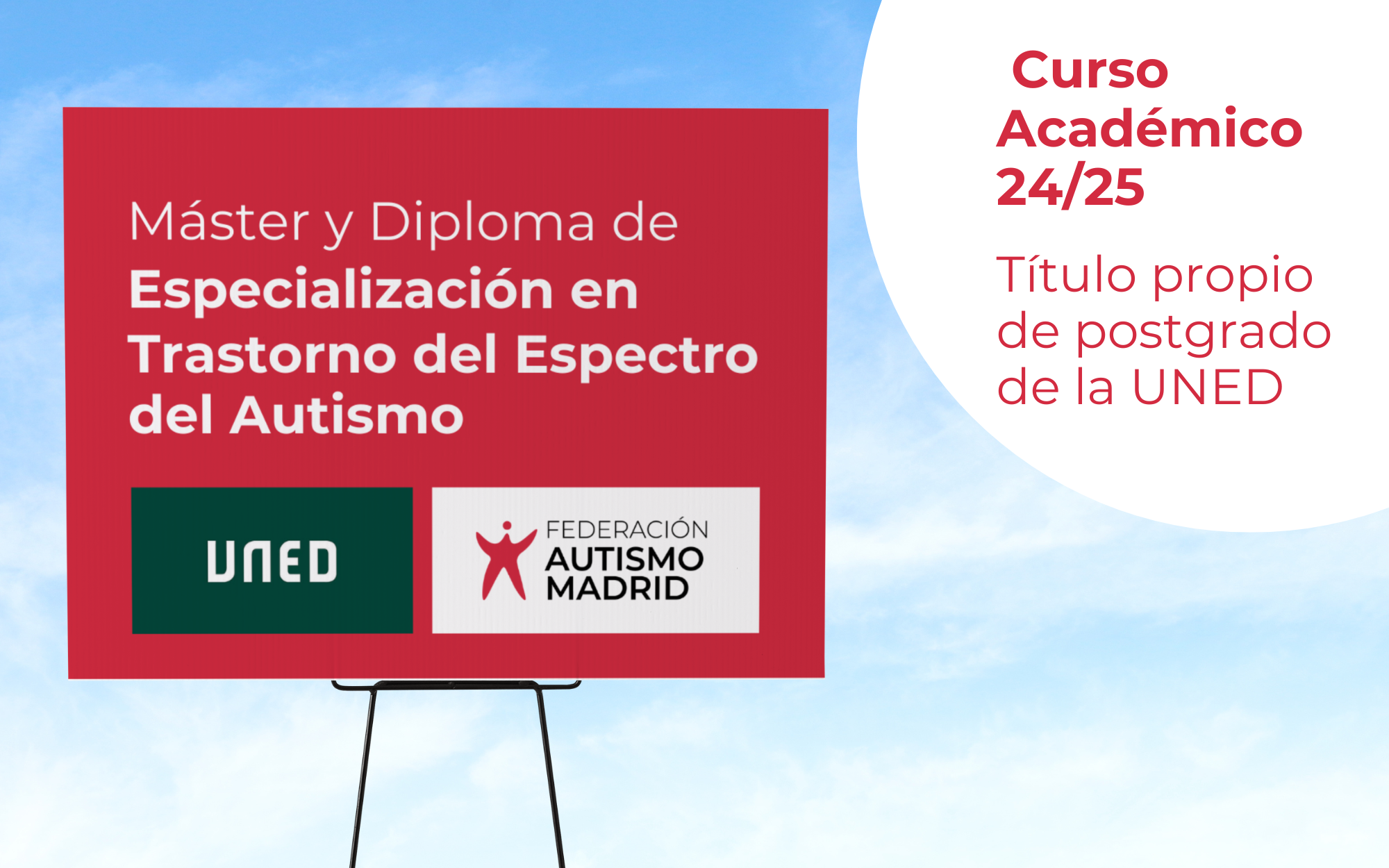 Cartel del Postgrado en Trastorno del Espectro del Autismo UNED 2024-2025